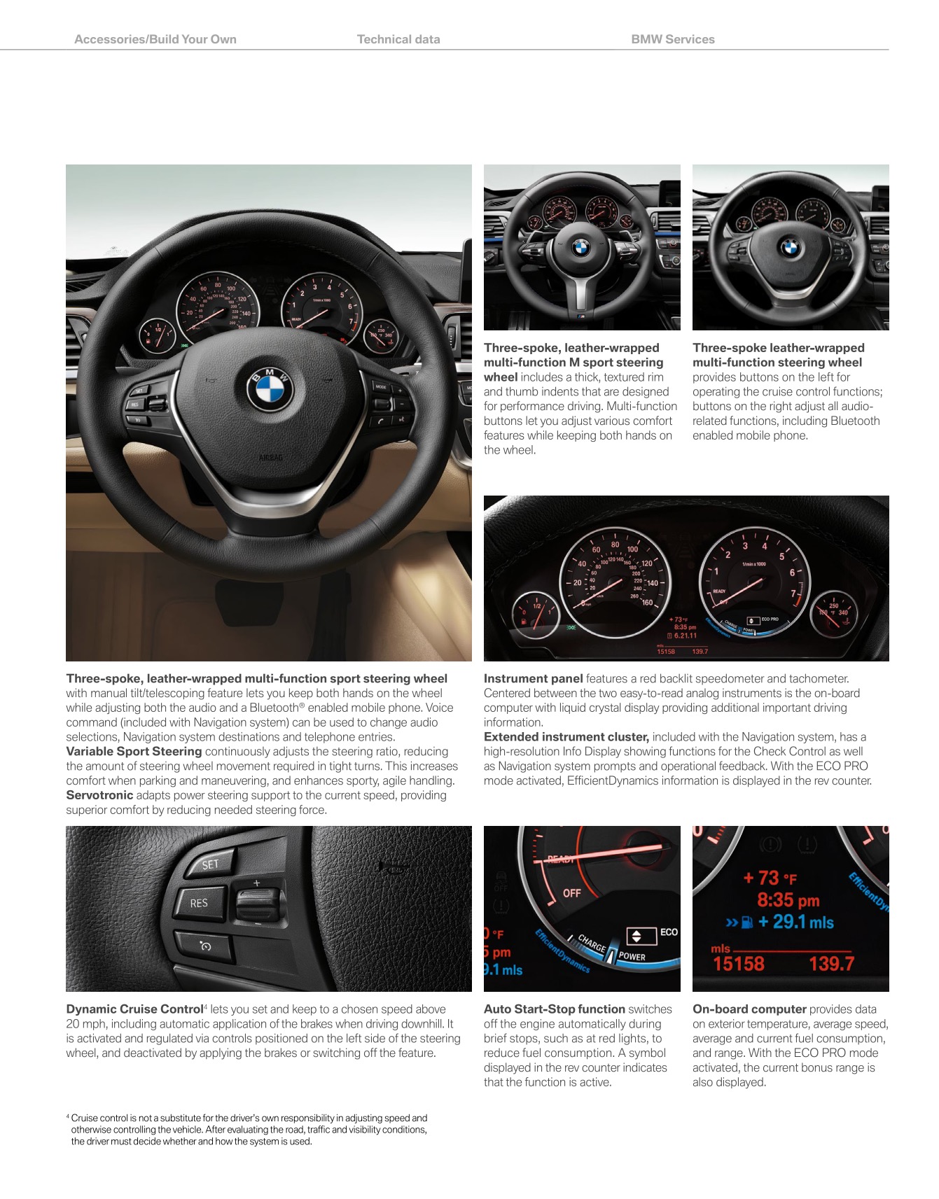 2014 BMW 3-Series Sedan Brochure Page 43